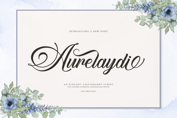 Aurelaydi: A Timeless Script for Digital Branding
