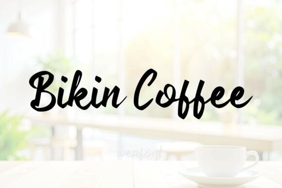Bikin Coffee: A Warm Script Font for Branding Projects