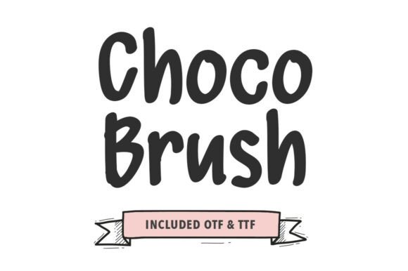 Choco Brush: A Font for Editorial Expression