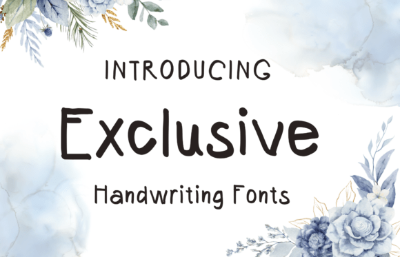 Exclusive Font: A Refined Script for Editorial Design