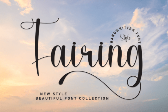 Fairing: A Script Font for Modern Web Design