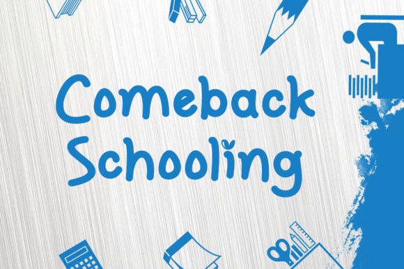 Font Choice That Speaks Volumes: Comeback Schooling