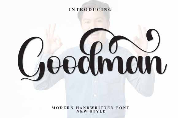Goodman: A Playful Script Font for Branding Projects
