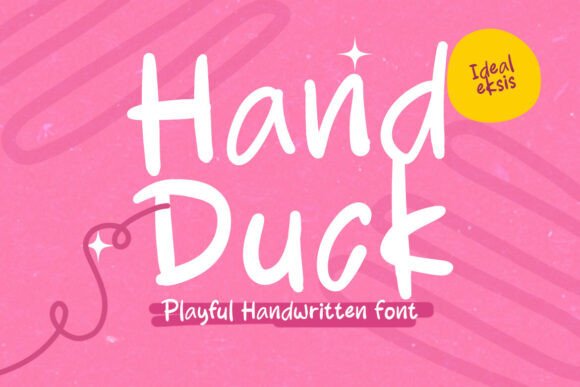 Hand Duck: A Playful Font for Branding Projects
