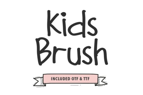 Kids Brush: A Versatile Font for Creative Branding