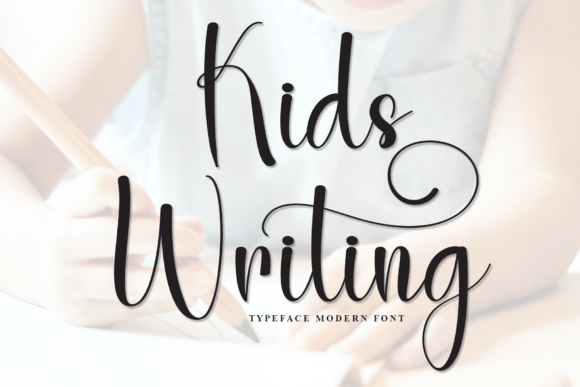 Kids Writing: A Font That Adds Grace to Your Brand