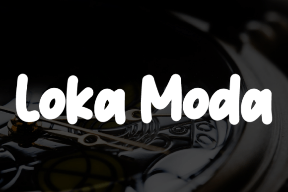 Loka Moda: A Bold Script for Branding