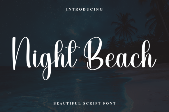 Night Beach: A Script Font for Editorial Elegance