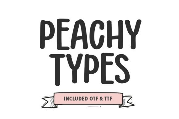 Peachy Types: A Bold Choice for Creative Branding
