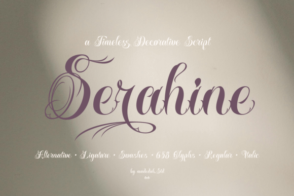 Refining Web Design with Serahine: A Script Font for Elegance and Impact