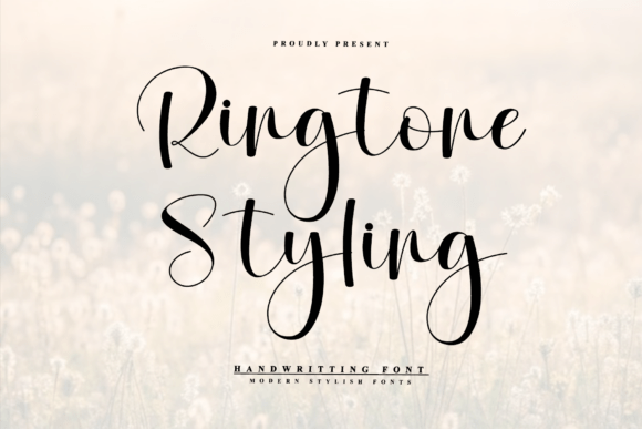 Ringtone Styling: A Timeless Script Font for Digital Design