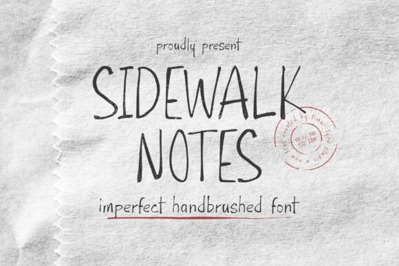 Sidewalk Notes: A Font for Authentic Digital Expression