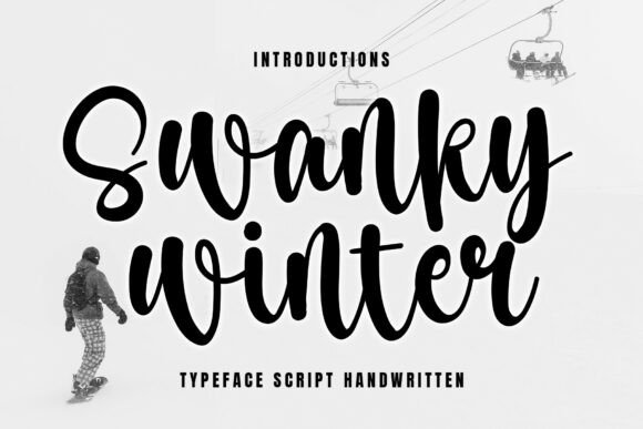Swanky Winter: The Perfect Font for Elevating Your Brand