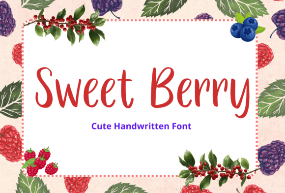 Sweet Berry Font for Handmade Creators