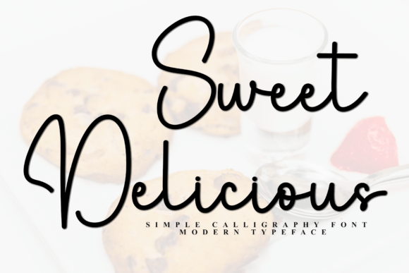 Sweet Delicious: A Script Font for Modern Web Design
