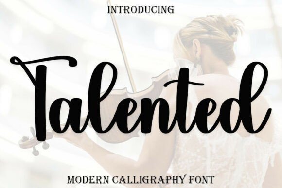Talented: A Sweet Script Font for Branding and Design