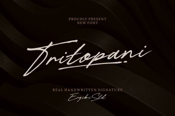 Tritopani: A Handwritten Font That Adds Personality to Digital Design