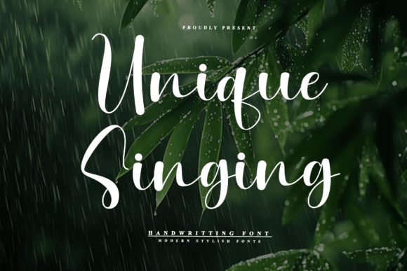 Unique Singing: A Font That Elevates Your Brand