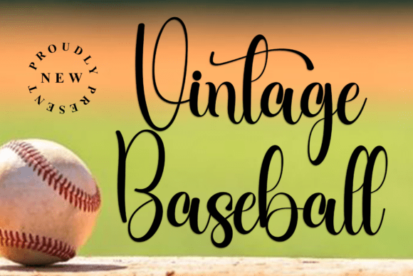 Vintage Baseball: A Font for Editorial Warmth and Character