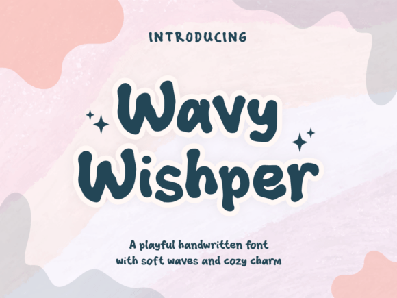 Wavy Wishper: A Font for Digital Design Magic