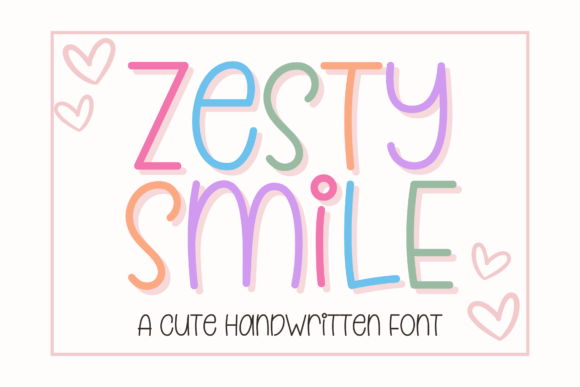Zesty Smile: A Font That Adds Joy to Every Project