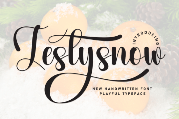 Zestysnow: A Whimsical Handwritten Font for Branding Magic
